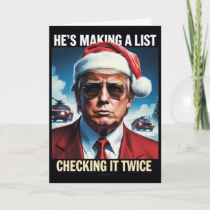 Donald Trump Weihnachtskarte   Weihnachtsfeiertag Karte