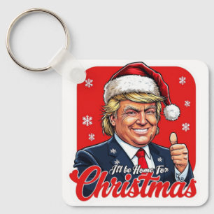 Donald Trump Weihnachtsmann Claus Art Schlüsselanhänger