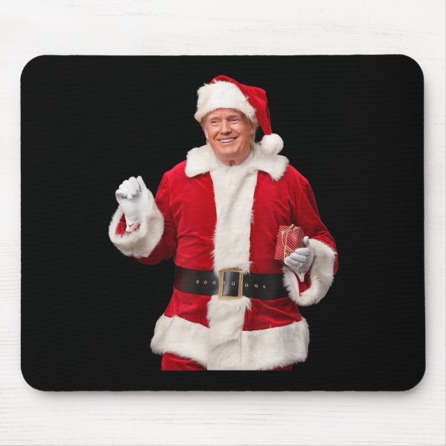 Donald Trump Weihnachtsmann Weihnachten Weihnachte Mousepad (Vorne)