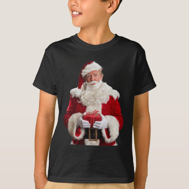 Donald Trump Weihnachtsmann Weihnachten Weihnachte T-Shirt (Vorderseite)