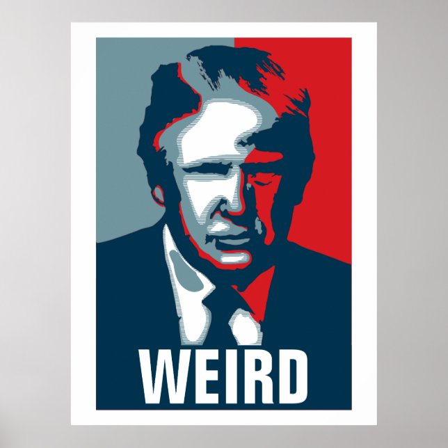 Donald Trump WEIRD Poster (Vorne)
