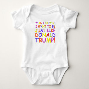 Donald Trump, wenn ich groß bin! Baby Strampler