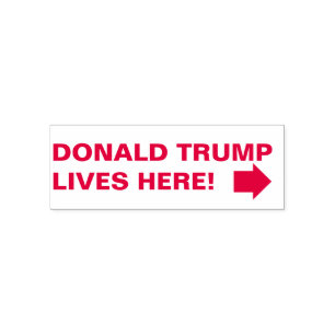 Donald Trump wohnt hier!  Permastempel