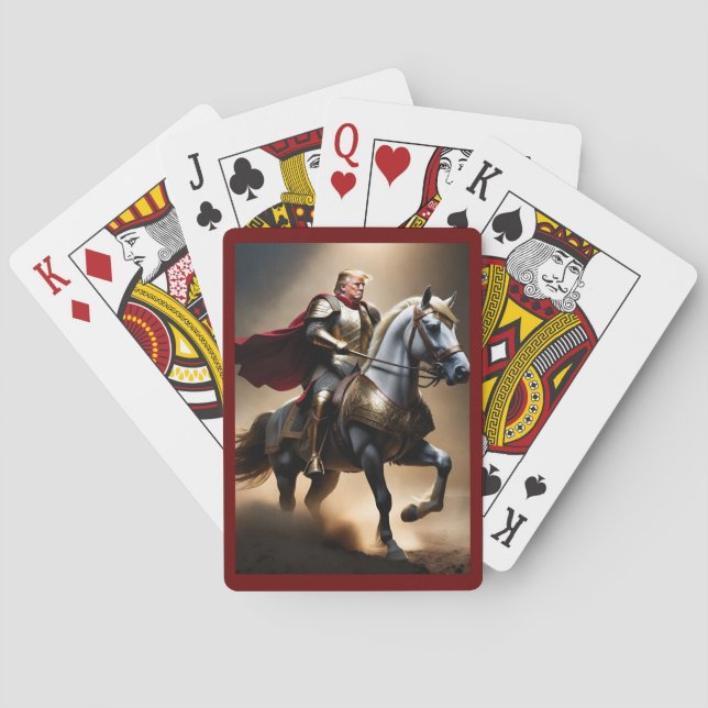 Donald Trump Won Funny Konservativer Spielkarten (Rückseite)