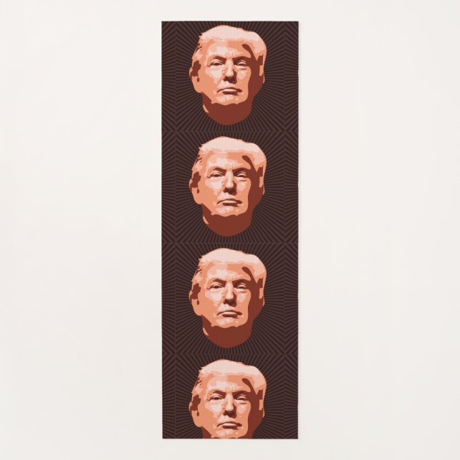 DONALD TRUMP YOGA MAT YOGAMATTE (Vorderseite)