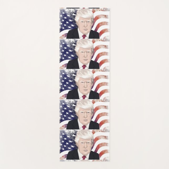 DONALD TRUMP YOGA MAT YOGAMATTE (Vorderseite)