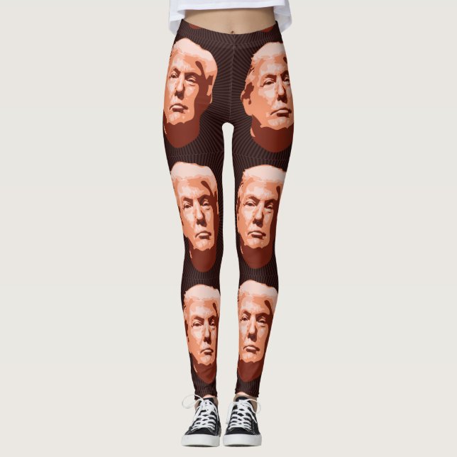 DONALD-TRUMP-YOGA-PANTE LEGGINGS (Vorderseite)