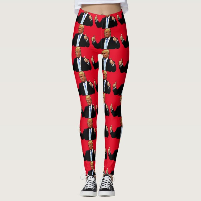 DONALD TRUMP YOGA PANTS LEGGINGS (Vorderseite)