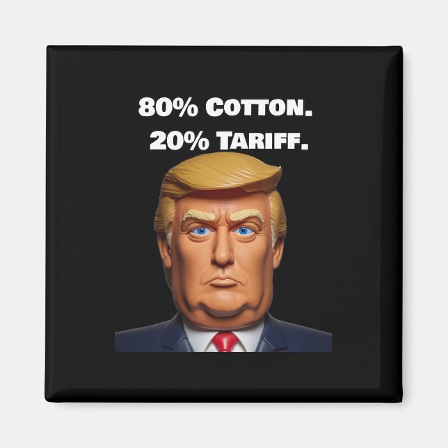 Donald Trump Zoll  Magnet (Vorne)