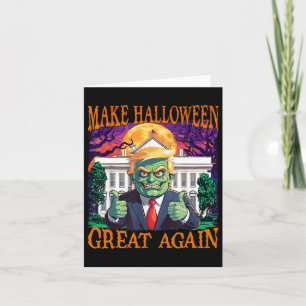 Donald Trump Zombie Macht Halloween wieder großart Karte