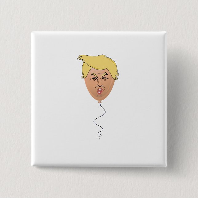 Donald- Trumpballon Button (Vorderseite)