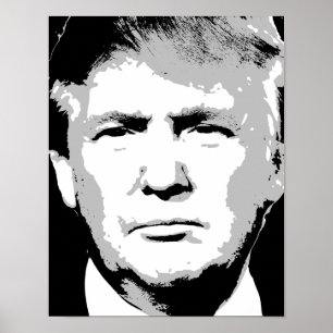 DONALD- TRUMPBLOCKBAUWEISE POSTER