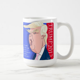 Donald- TrumpCartoon-Kaffee-Tasse Kaffeetasse