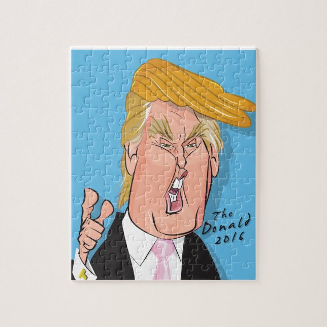 Donald TrumpCartoon-Puzzlespiel 2016 Puzzle (Vertikal)