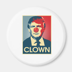 Donald- Trumpclown -- Anti-Trumpf 2016 - Magnet