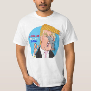 Donald- TrumpComic-Cartoon-T-Shirt mit Stamm T-Shirt