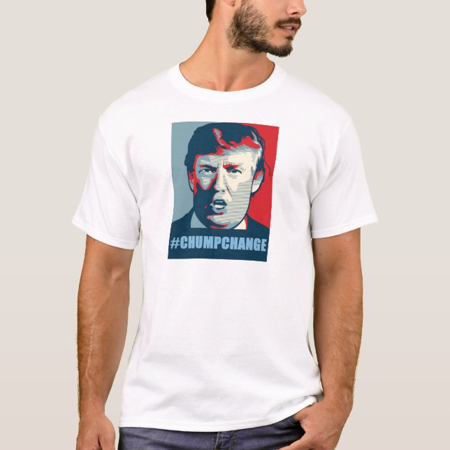 Donald- Trumpholzklotz-Änderungs-T-Shirt T-Shirt (Vorderseite)