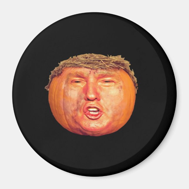 Donald Trumpkin Classic Magnet (Vorne)