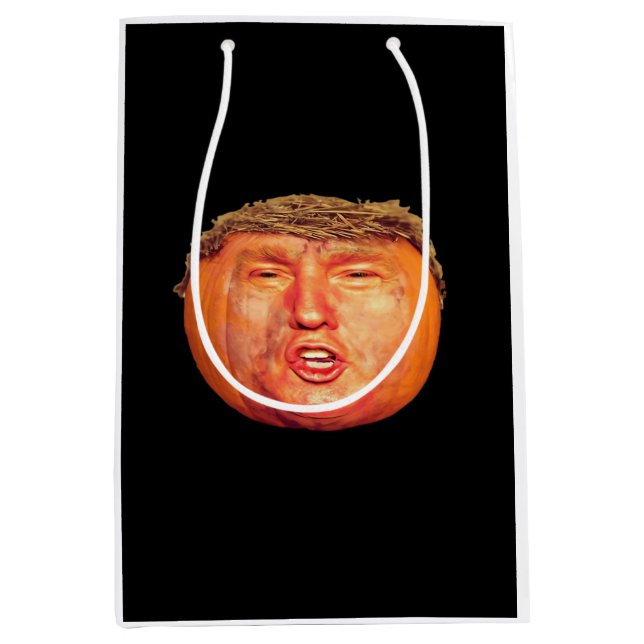 Donald Trumpkin Classic Mittlere Geschenktüte (Vorderseite)