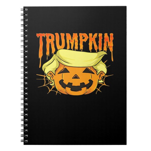 Donald Trumpkin Funny Präsident Party Halloween Cl Notizblock (Vorderseite)