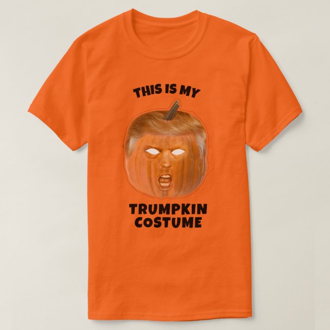 Donald Trumpkin Halloween-Kostüm T-Shirt (Design vorne)