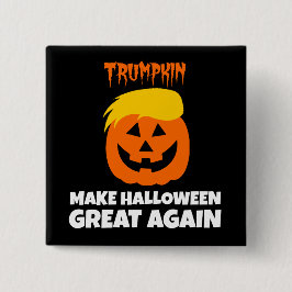 Donald Trumpkin machen Halloween groß wieder Button