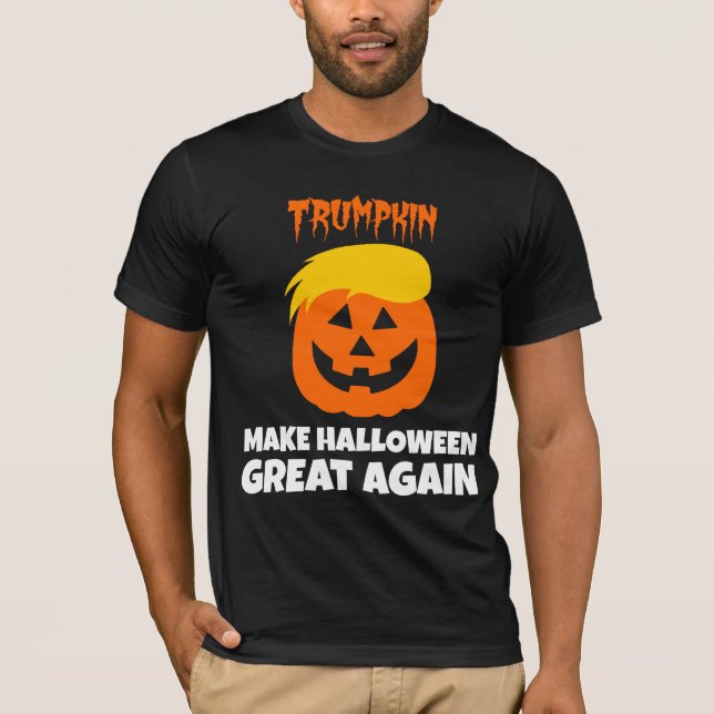Donald Trumpkin machen Halloween groß wieder T-Shirt (Vorderseite)