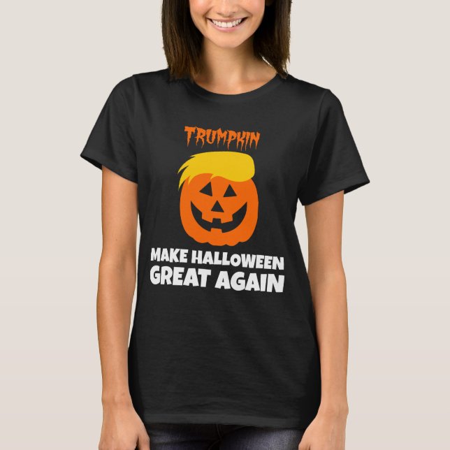 Donald Trumpkin machen Halloween groß wieder T-Shirt (Vorderseite)