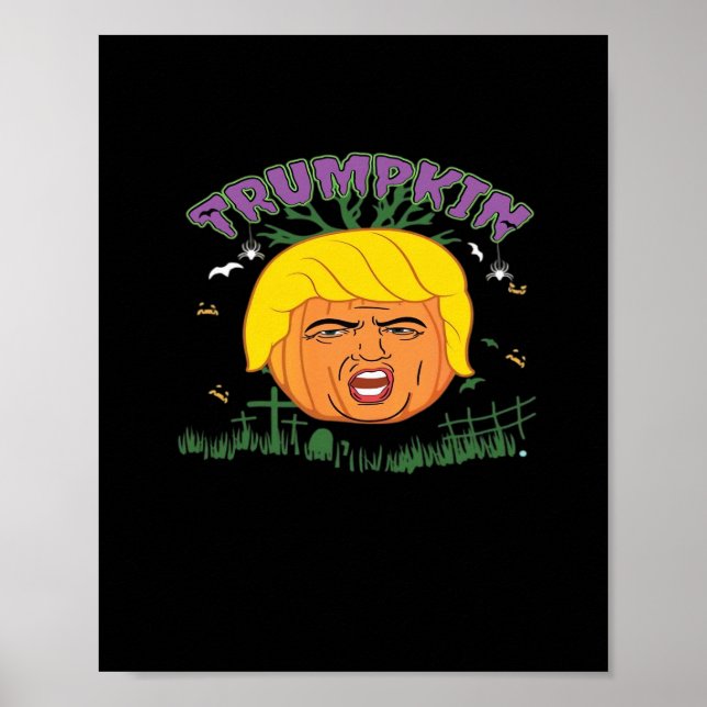 Donald Trumpkin macht Halloween wieder groß T Poster (Vorne)