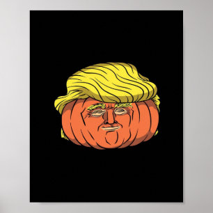Donald Trumpkin Pumpking Poster