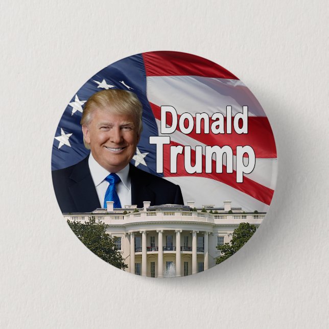 Donald- Trumpknopf Button (Vorderseite)
