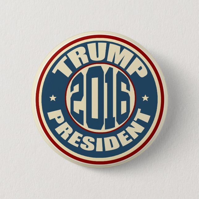 Donald- Trumppräsident 2016 Button (Vorderseite)
