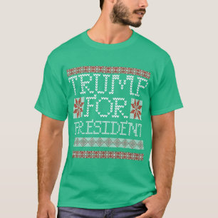 Donald- Trumppräsident 2016 Ugly Christmas Sweate T-Shirt