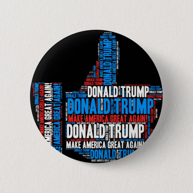 Donald TrumpPräsidentschaftsanwärter 2016 Button (Vorderseite)