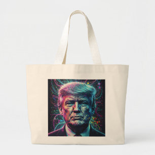 Donald Trumps Aussehen. Jumbo Stoffbeutel