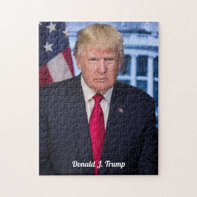 Donald- Trumpspannvorrichtung sah Puzzlespiel Puzzle (Vertikal)