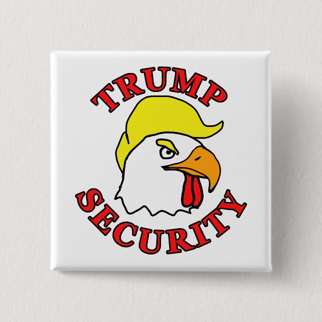 Donald- Trumpwahl-Sicherheit Button (Vorderseite)