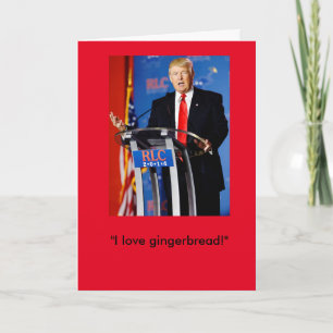 Donald- Trumpweihnachtskarte Feiertagskarte