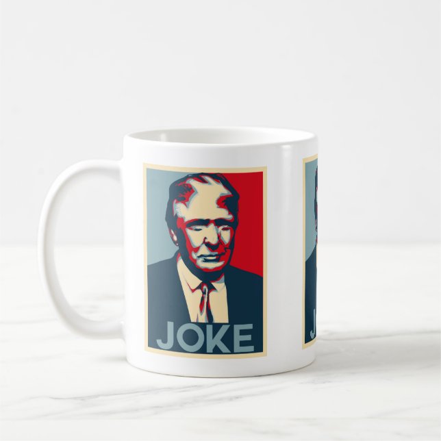 Donald- Trumpwitz-Tasse Kaffeetasse (Links)