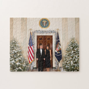 Donald und Melania Trump Jigsaw Puzzle