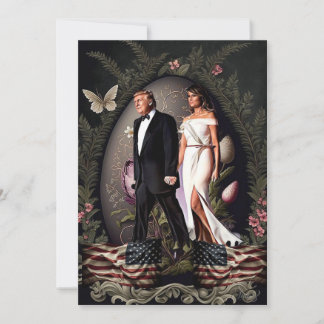 Donald und Melania Trump Osterkarte in HD Einladung