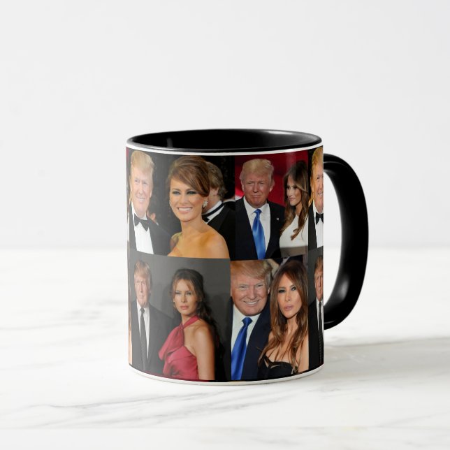 DONALD UND MELANIA TRUMP TASSE (VorderseiteRechts)