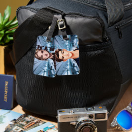 Donald und Sheer . Zeichentwurf animiert Gepäckanhänger