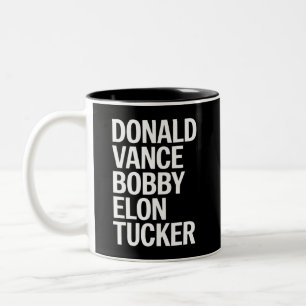 Donald Vance Bobby Elon & Tucker Zweifarbige Tasse