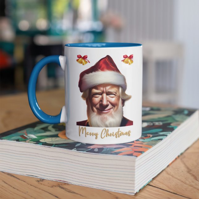 DONALD WÜNSCHT IHNEN EINEN KLEINEN CHRISTMAS ZWEIFARBIGE TASSE (Von Creator hochgeladen)