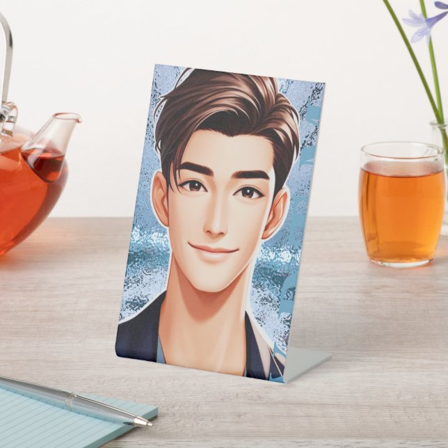 Donald . Zeichentwurf animiert Sockelschild (In SItu)