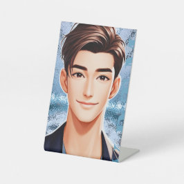 Donald . Zeichentwurf animiert Sockelschild