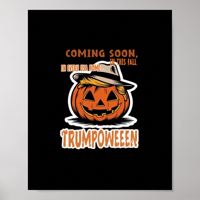 Donald's Trumpkin Pumpkin - Halloween Classic Poster (Vorne)