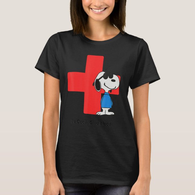 Donate Blood Be CooL Give Blood T-Shirt (Vorderseite)