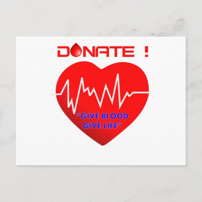 DONATE POSTKARTE (Vorderseite)